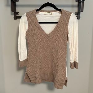 Pilcro and the Letterpress Sweatervest Top